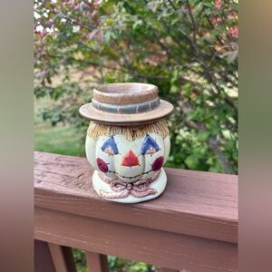 Vintage Ceramic Scarecrow Wax Melter